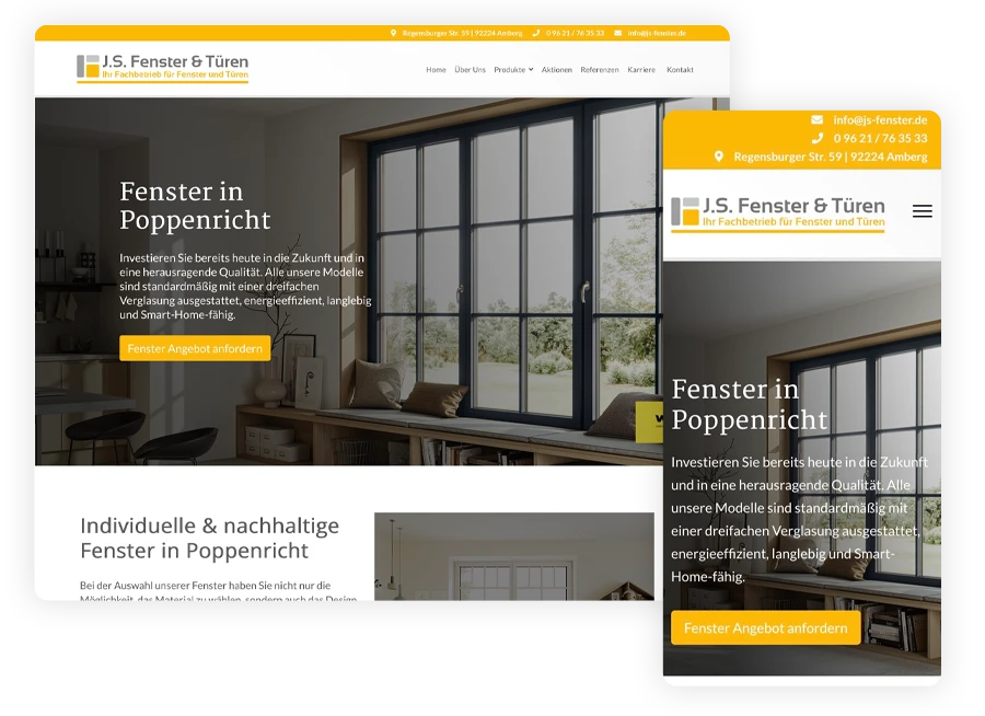 webdesign in Amberg - für Handwerk und Bau seit Jahren tätig