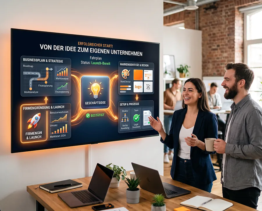 webfriends unterstützt Sie bei Gründung, von der Idee zum eigenen Unternehmen webfriends unterstützt Sie bei Gründung, von der Idee zum eigenen Unternehmen